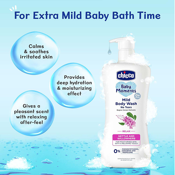CHICCO MILD BODYWASH RELAX NO TEARS 200ML