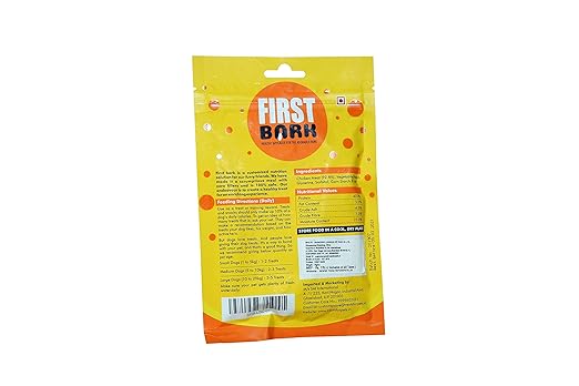FIRST BARK PERFECT HEALTHY TRAINING & YUMMYLICIOUS TREATS FOR YOUR DOG SOFT CHICKEN BREAST 350GM