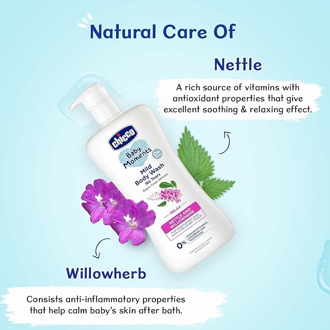 CHICCO MILD BODYWASH RELAX NO TEARS 500ML