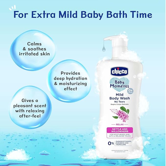 CHICCO MILD BODYWASH RELAX NO TEARS 500ML