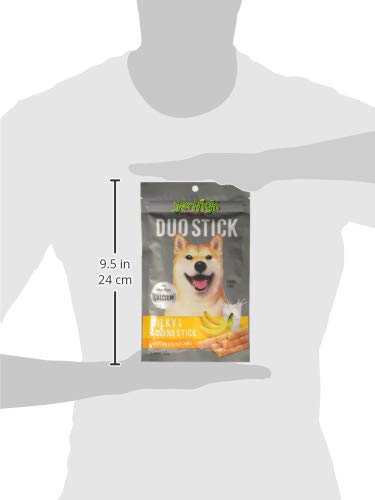 JERHIGH DUO STICK MILKY WITH BANANA STICK, MEDIUM, 50GM