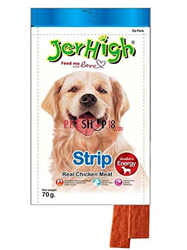 JERHIGH DOG SOLID TREATS, STRIP - 70GM