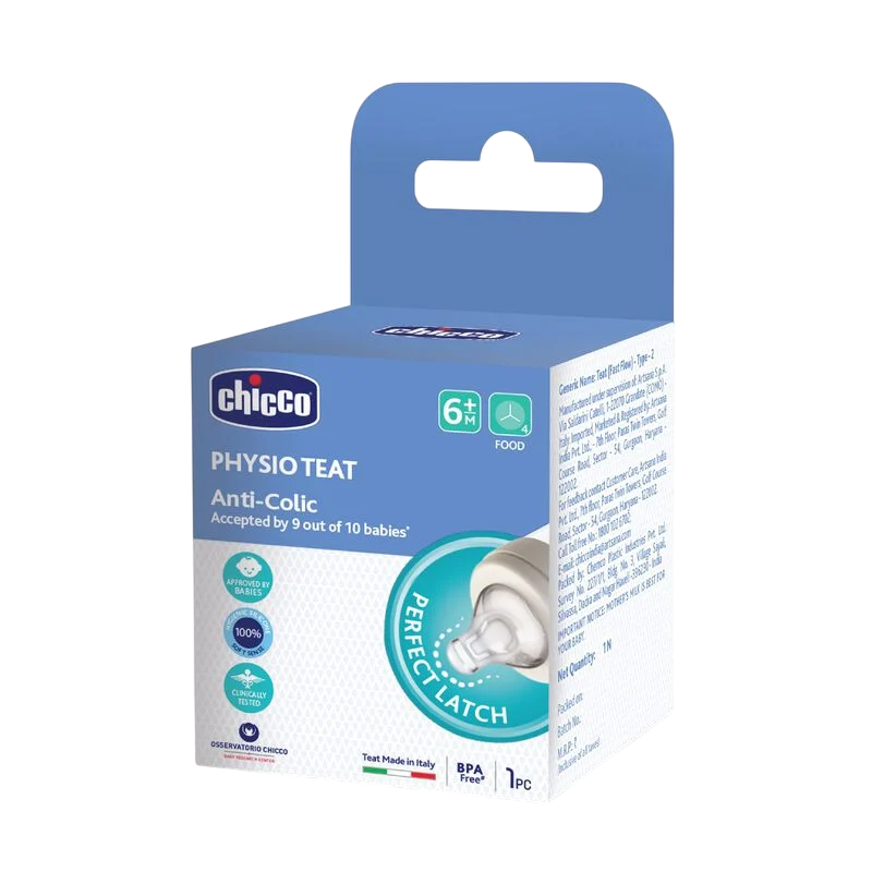 CHICCO TEAT PERFECT FOOD FLOW 6M+ (1PCS)