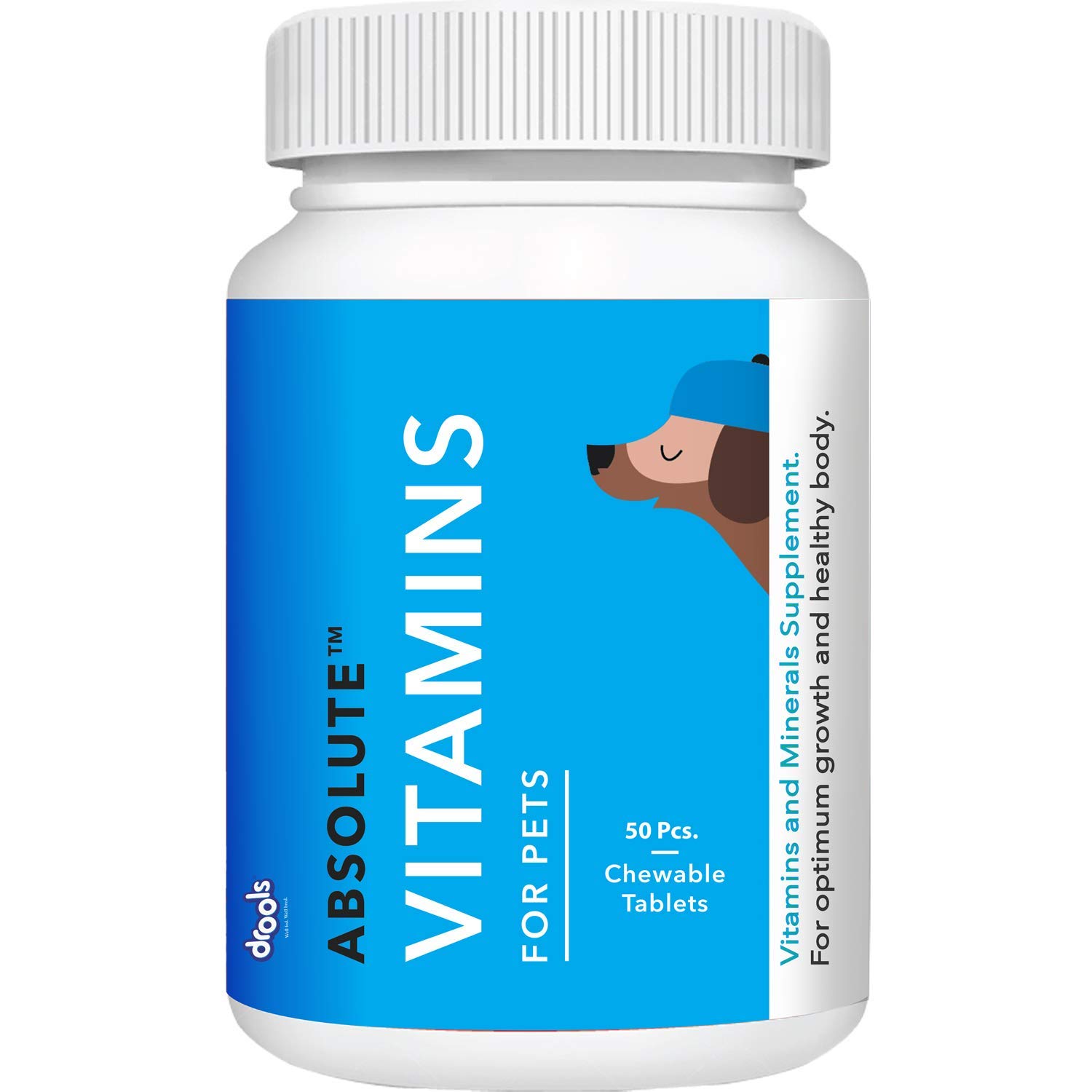 DROOLS ABSOLUTE VITAMIN TABLET- DOG SUPPLEMENT, 50 PIECES