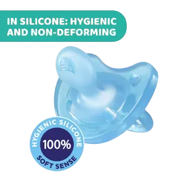 CHICCO PHYSIO SOFT SIL 0-6M BLUE