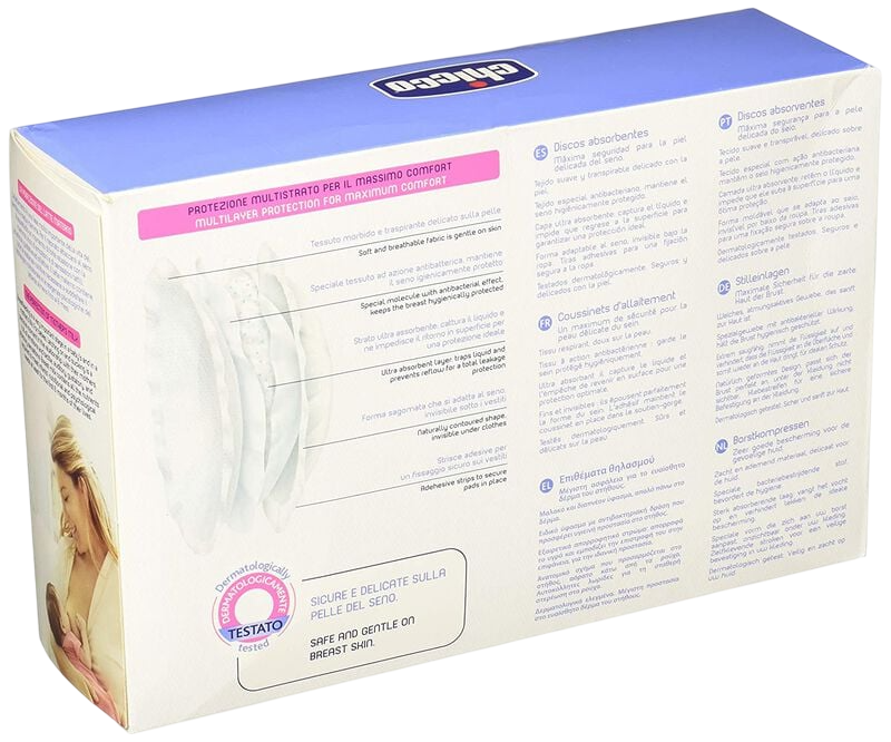 CHICCO BREAST PADS 30PCS WHITE