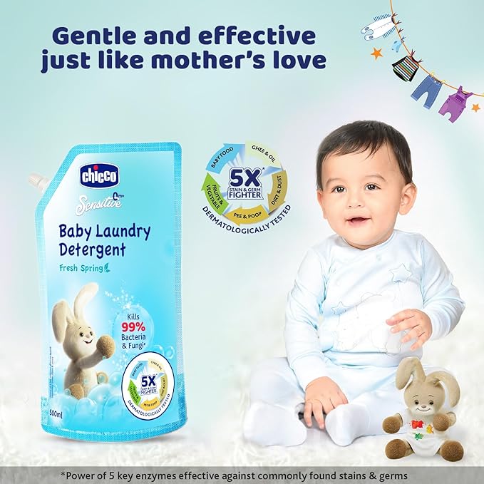 CHICCO LAUNDRY DETERGENT FESH SPRING 500ML
