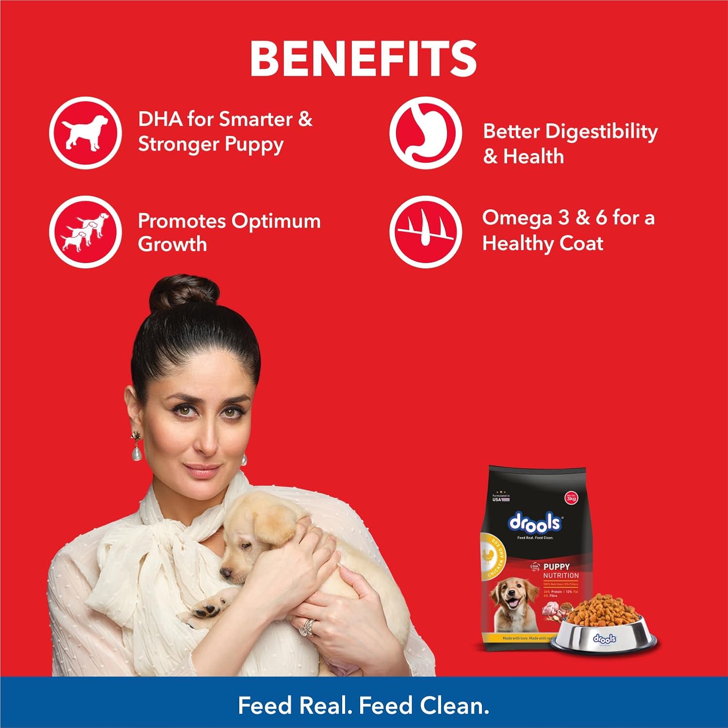 DROOLS PUPPY DRY DOG FOOD CHICKEN AND EGG 3KG