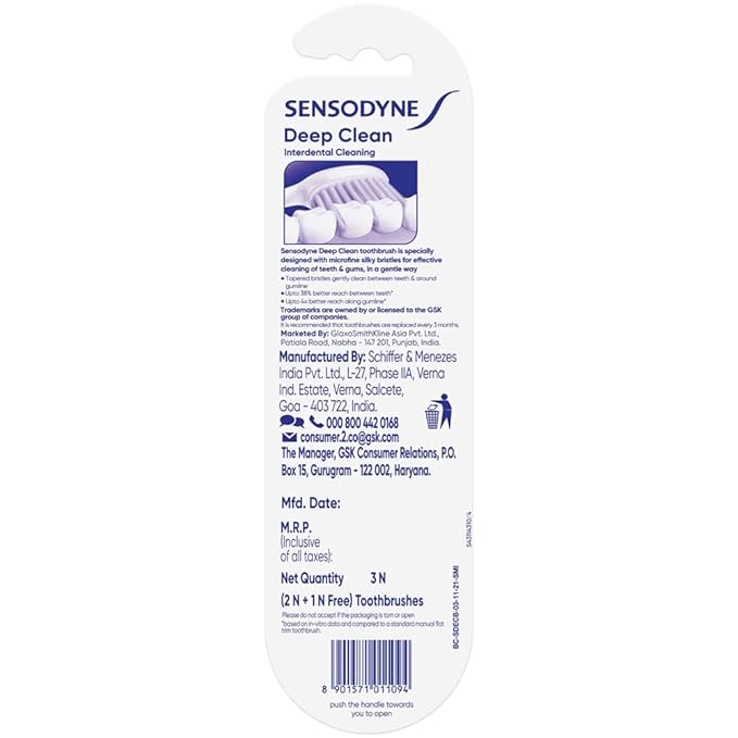 SENSODYNE DEEP CLEAN BUY 2 GET 1 FREE