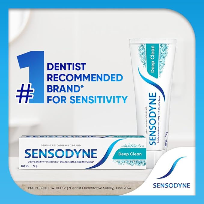 SENSODYNE DEEP CLEAN TOOTHPASTE 70G