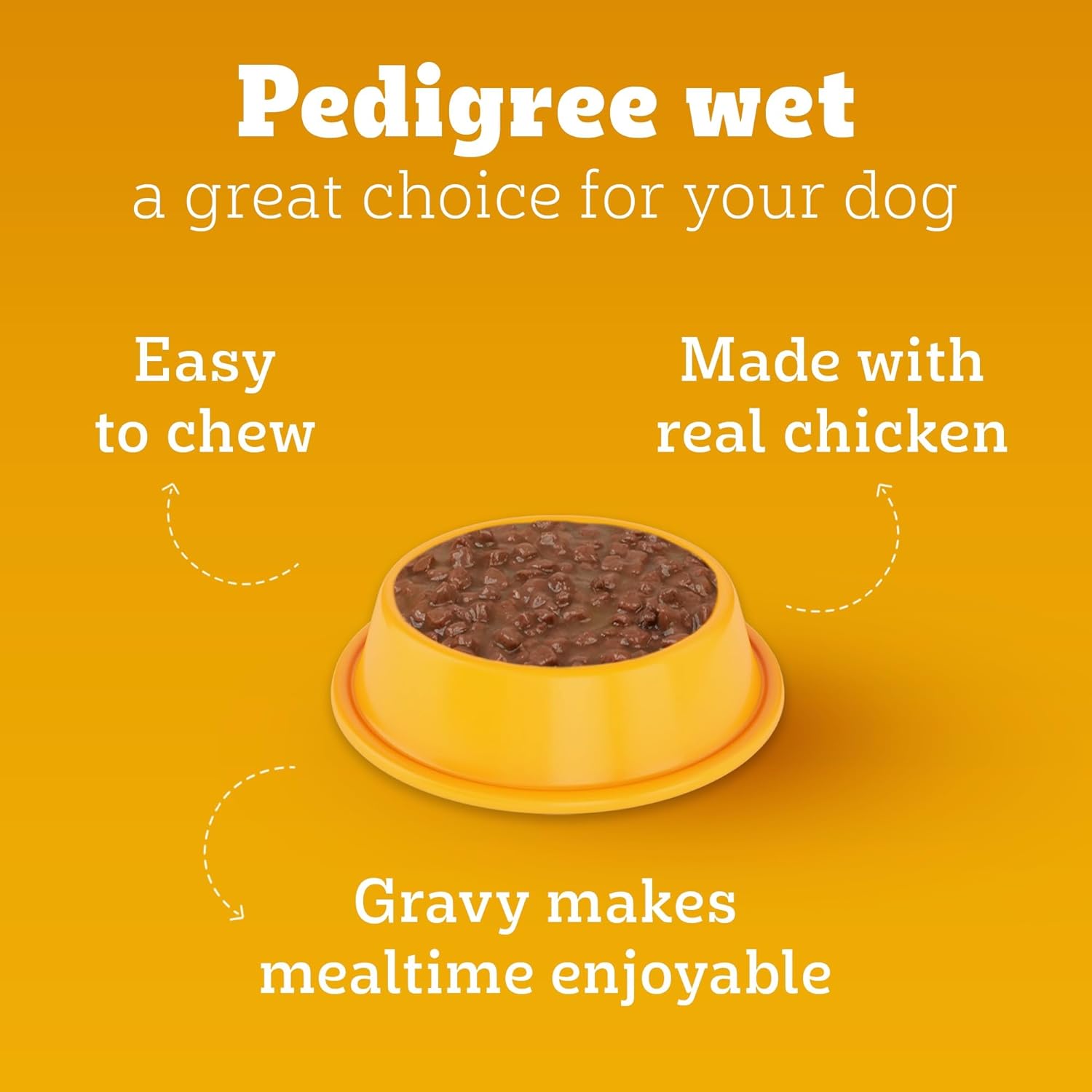 PEDIGREE PUPPY WET DOG FOOD, CHICKEN & LIVER CHUNKS IN GRAVY, 130GM