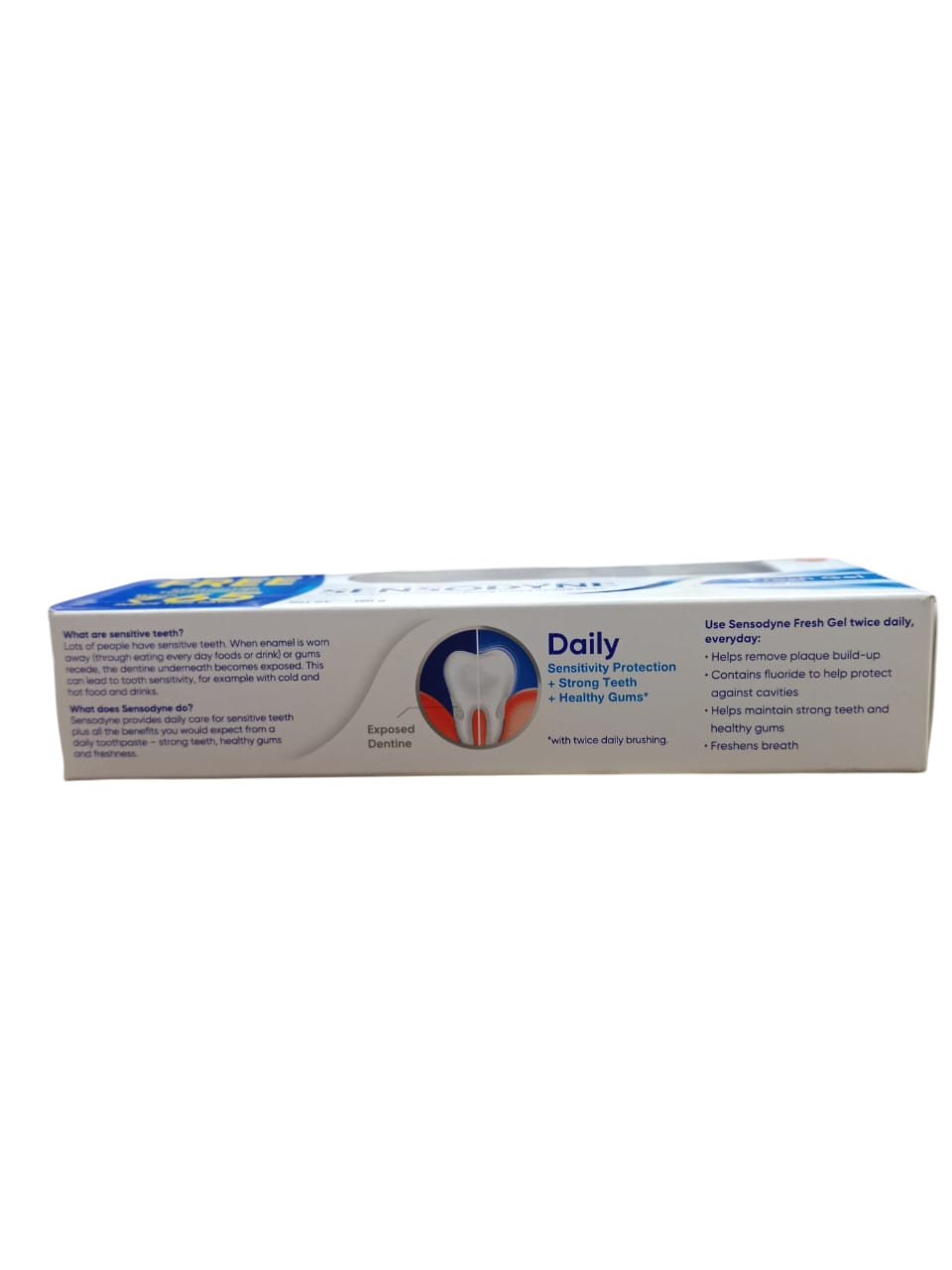 SENSODYNE FRESH GEL SENSITIVITY RELIEF TOOTHPASTE 150GM (TOOTHBRUSH FREE)