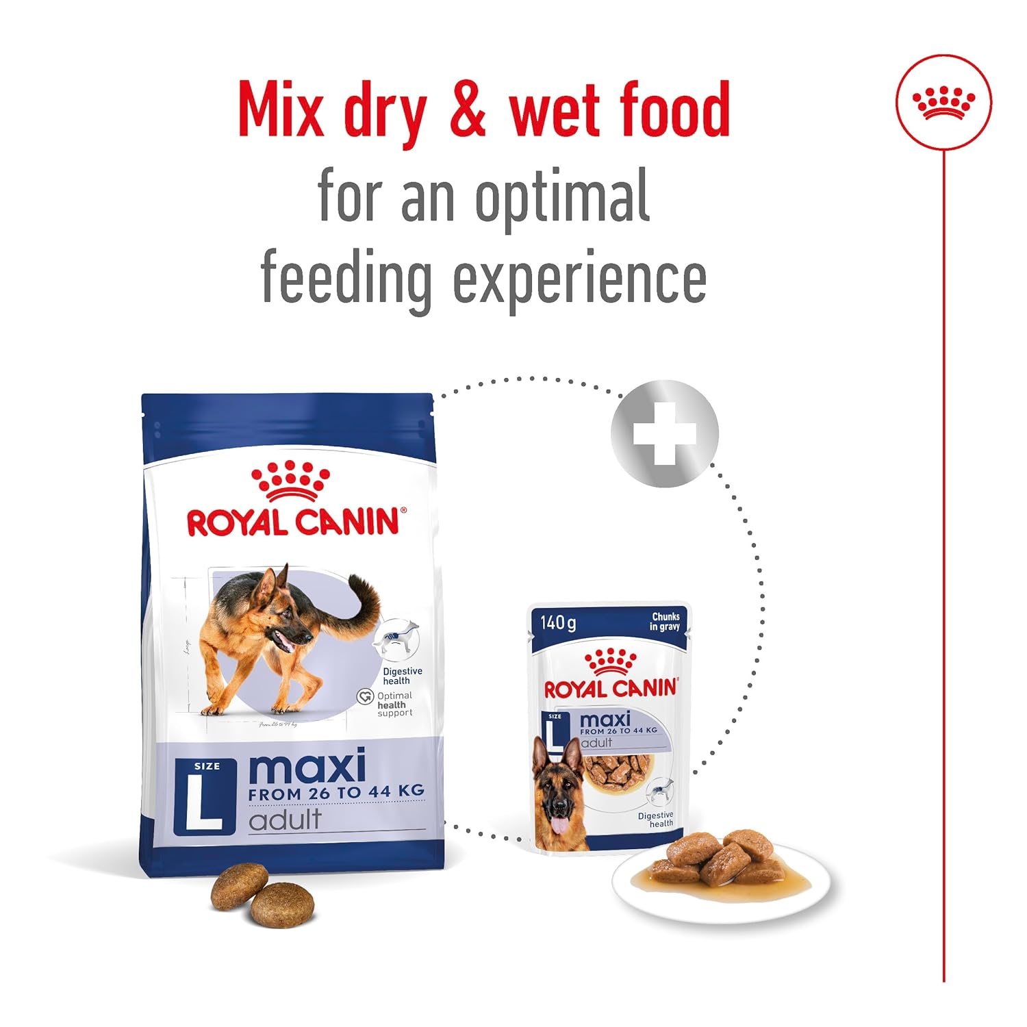 ROYAL CANIN MAXI ADULT PELLET DOG FOOD, CHICKEN, 4 KG