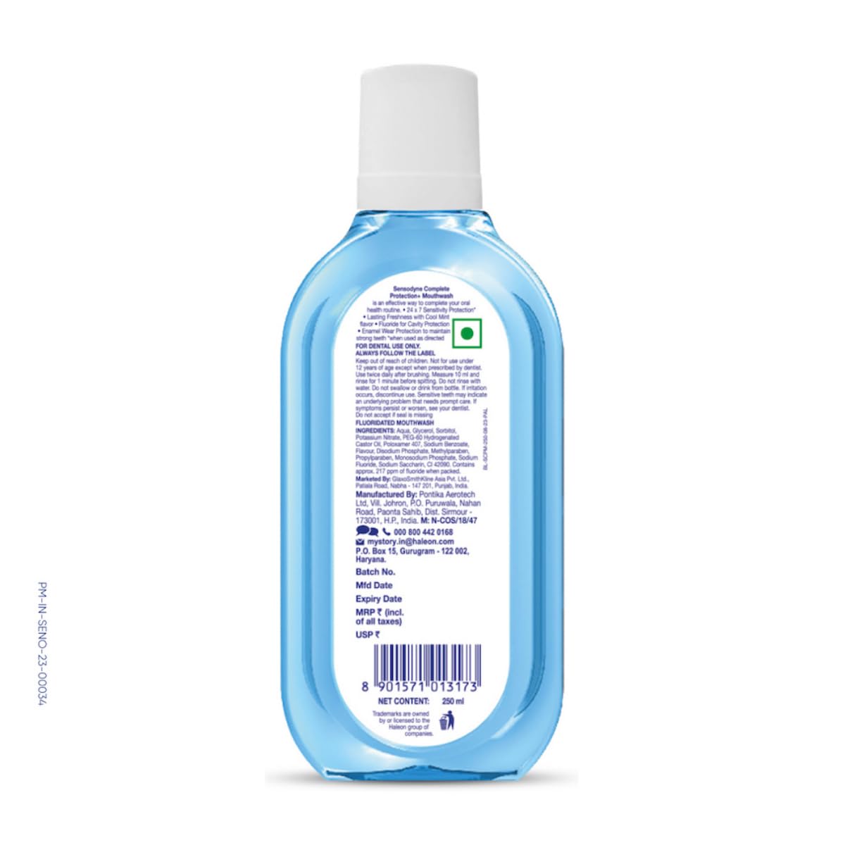 SENSODYNE COMPLETE PROTECTION+ MOUTH WASH 250ML