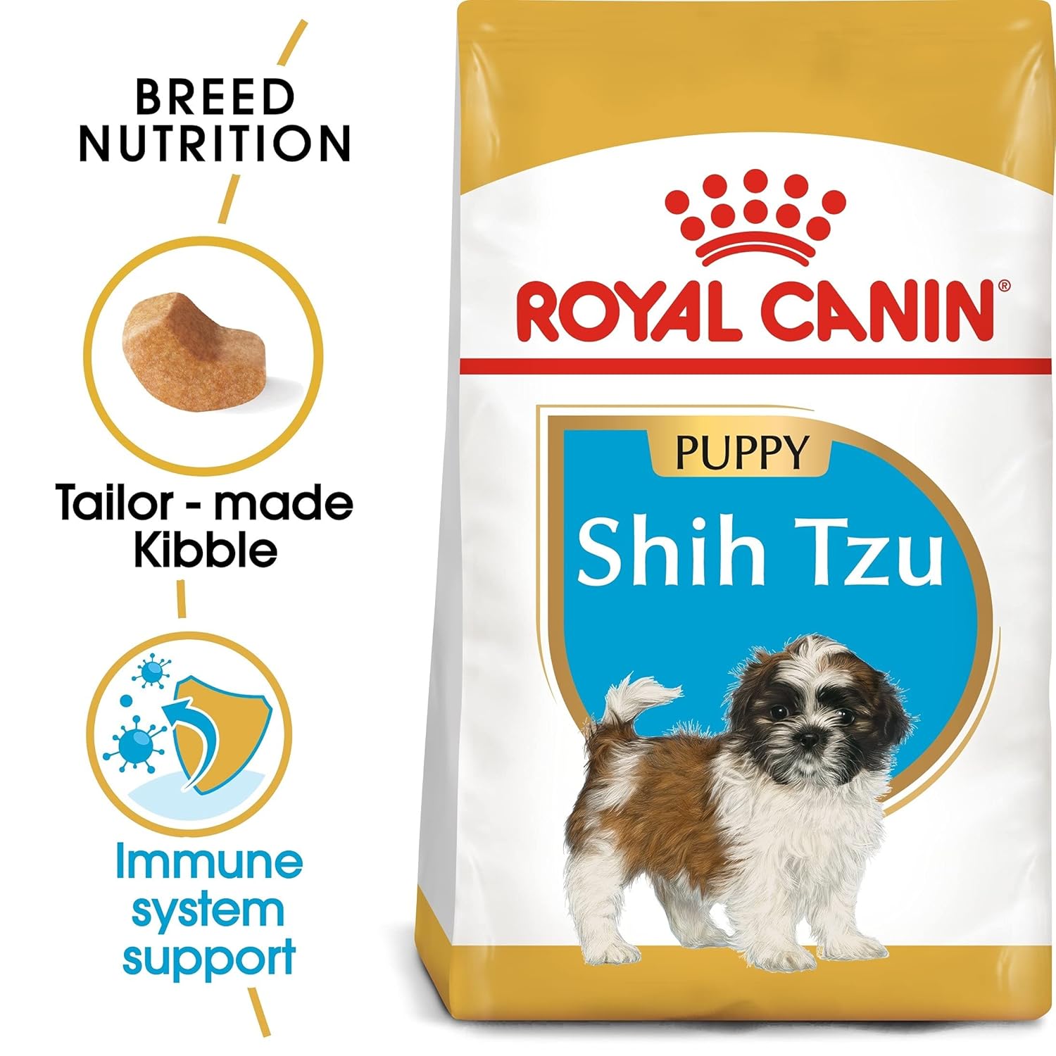 ROYAL CANIN SHIH TZU PUPPY DRY DOG FOOD, MEAT FLAVOUR, 1.5 KG