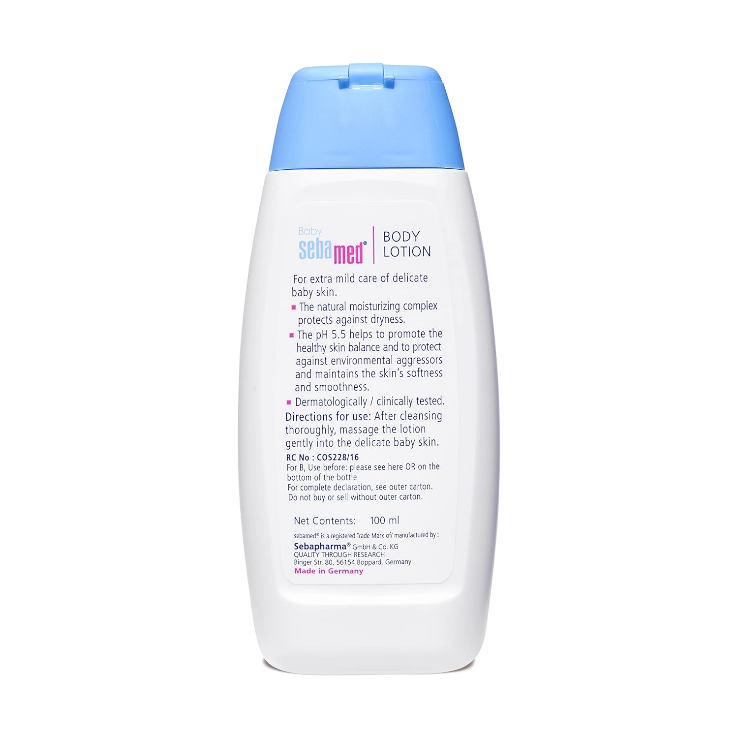 SEBAMED BABY BODY LOTION|PH 5.5|IDEAL FOR DRY SKIN|DAILY MOISTURISATION|100 ML