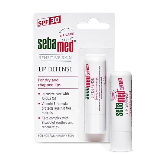SEBAMED LIP DEFENSE LIP BALM WITH SPF 30 + VIT E | REGENERATES DRY, CHAPPED LIPS 4.8GM