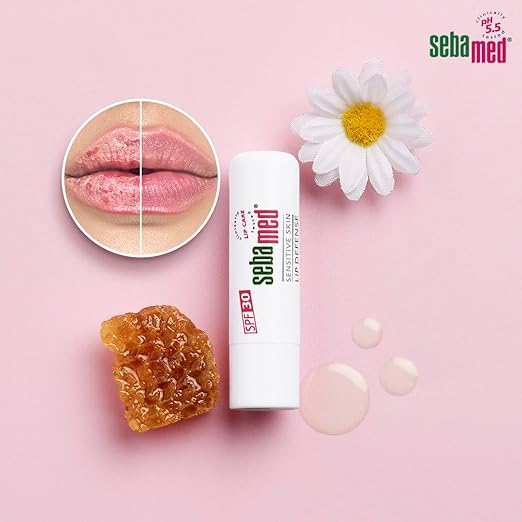 SEBAMED LIP DEFENSE LIP BALM WITH SPF 30 + VIT E | REGENERATES DRY, CHAPPED LIPS 4.8GM