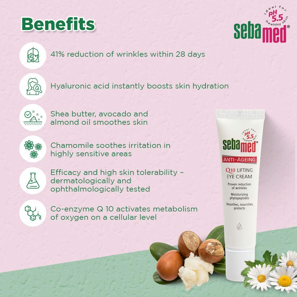 SEBAMED ANTI AGE Q10 LIFT EYE CREAM 15ML