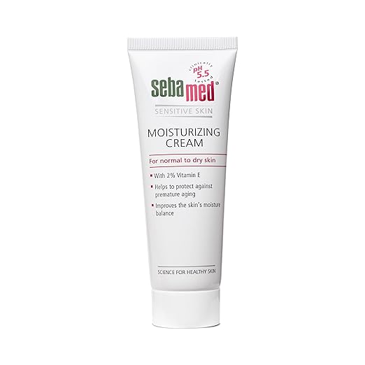 SEBAMED MOISTURIZING CREAM, PH 5.5, NORMAL TO DRY SKIN, WITH 2% VITAMIN E, 50ML