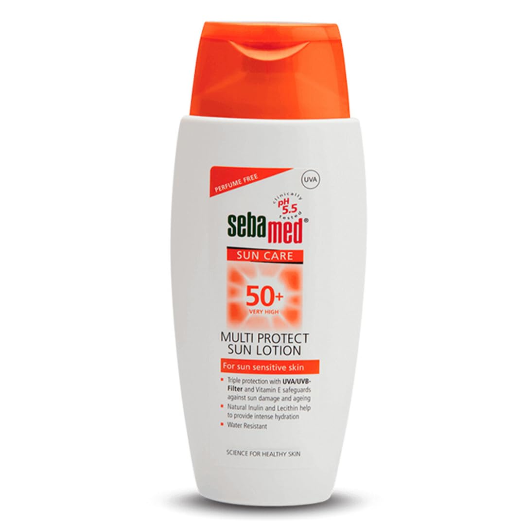 SEBAMED MULTI PROTECT SUN LOTION SPF 50 UVA/UVB PROTECTION WATER RESISTANT SUNSCREEN 150ML