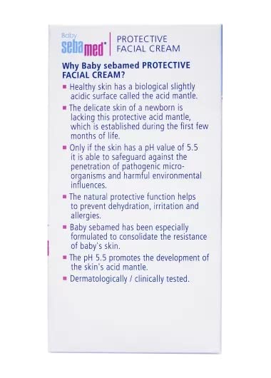 SEBAMED BABY PROTECTIVE FACIAL CREAM|PH 5.5| FACE CREAM|VITAMIN E FOR SOFT SKIN|50ML