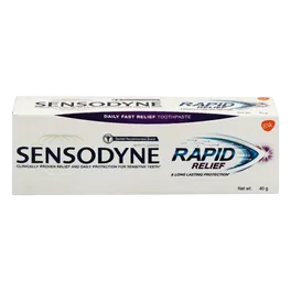 SENSODYNE FRESHNESS TOOTHPASTE - RAPID RELIEF (WITH FLUORIDE) 40GM
