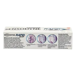 SENSODYNE FRESHNESS TOOTHPASTE - RAPID RELIEF (WITH FLUORIDE) 40GM