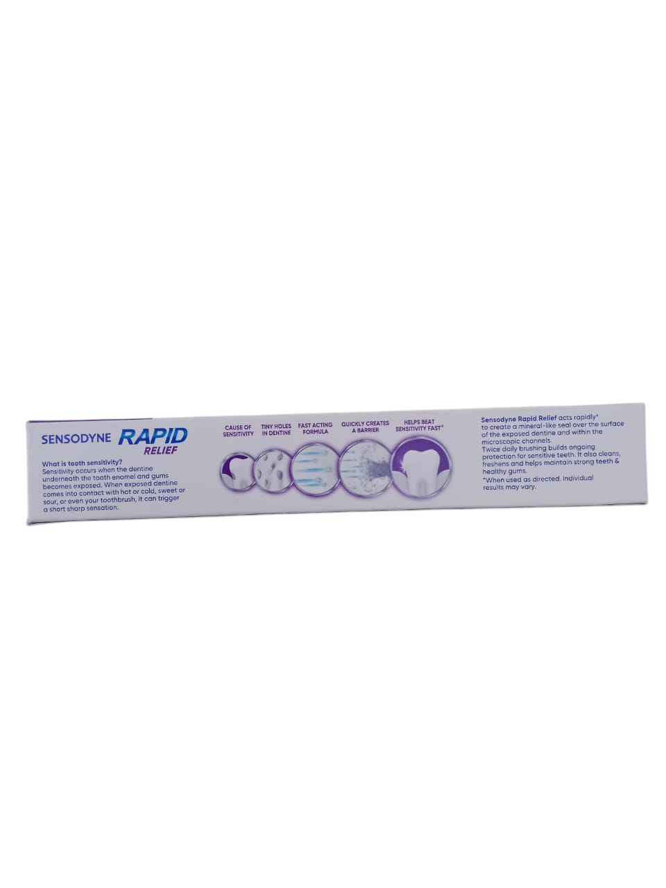 SENSODYNE FRESHNESS TOOTHPASTE - RAPID RELIEF 80GM (TOOTHBRUSH FREE)