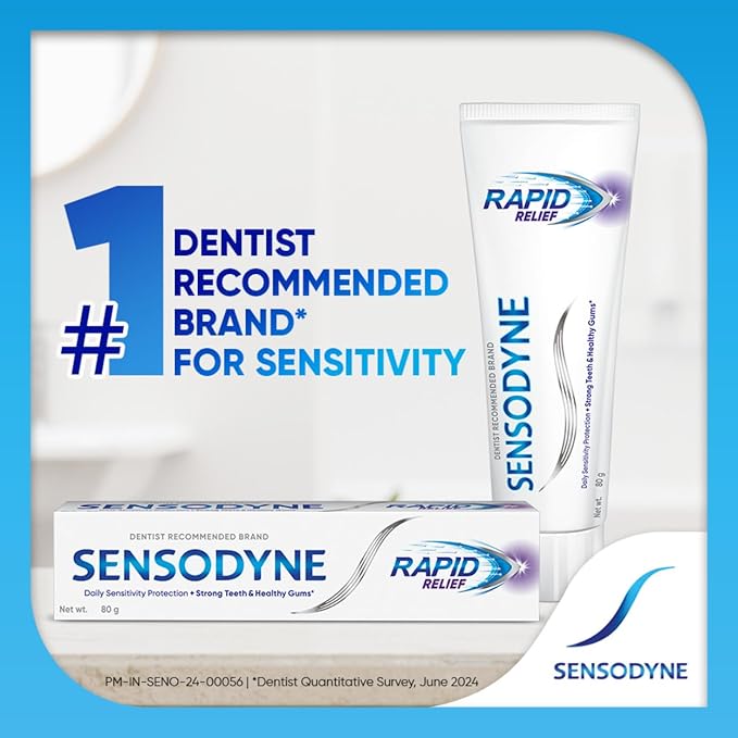 SENSODYNE FRESHNESS TOOTHPASTE - RAPID RELIEF 80GM