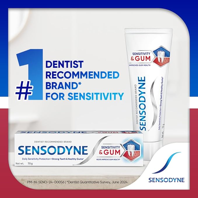 SENSODYNE SENSITIVITY GUM TOOTHPASTE 70GM