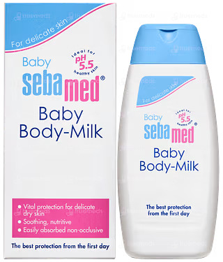SEBAMED BABY BODY MILK LOTION|PH 5.5|IDEAL FOR DRY SKIN|DAILY MOISTURISATION 100ML