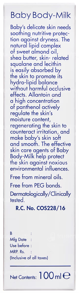 SEBAMED BABY BODY MILK LOTION|PH 5.5|IDEAL FOR DRY SKIN|DAILY MOISTURISATION 100ML