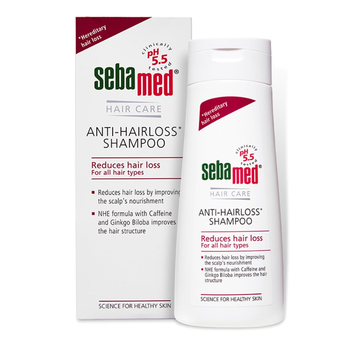 SEBAMED ANTI- HAIRLOSS SHAMPOO|PH 5.5| CLINICALLY PROVEN TO REDUCE HAIRLOSS 200ML