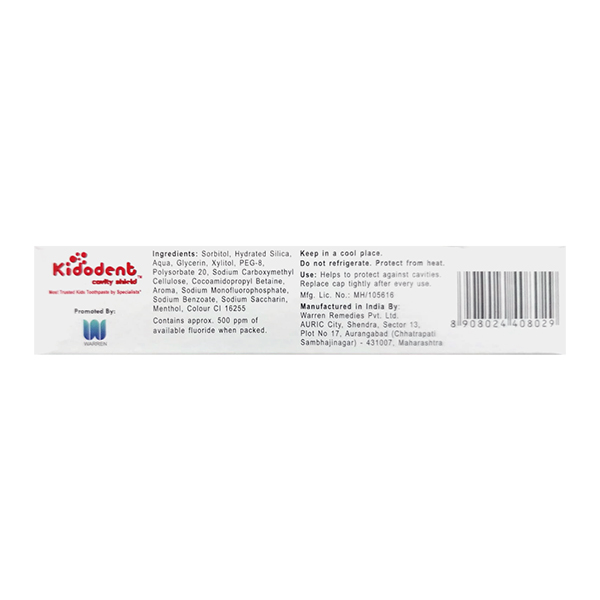 KIDODENT CAVITY SHIELD TOOTHPASTE 60GM
