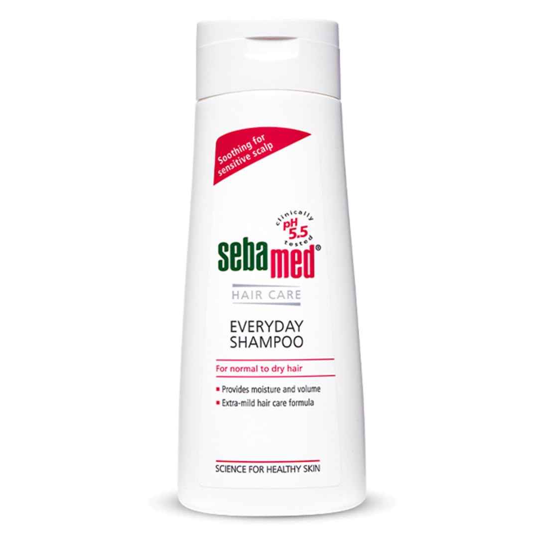 SEBAMED EVERYDAY SHAMPOO |PH 5.5|SOOTHING FOR SENSITIVE SCALP| NORMAL TO DRY SCALP 200ML