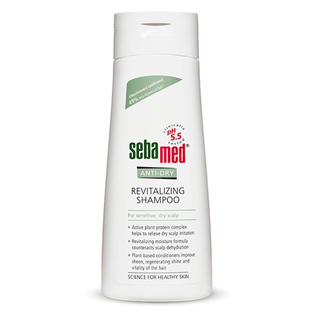 SEBAMED ANTI-DRY REVITALIZING SHAMPOO | PH 5.5 I CONFIRMED 49% LESS DRYNESS IN 3 WEEKS 200ML
