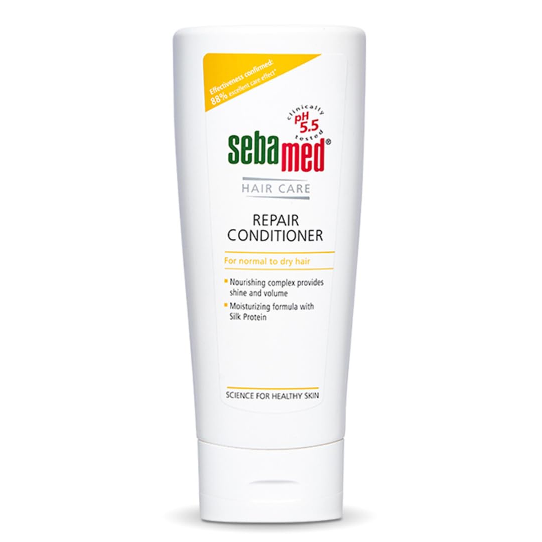 SEBAMED HAIR REPAIR CONDITIONER PH5.5 I 88% RESULTS REPAIRS DRY, DAMAGED HAIR & SCALP 200ML
