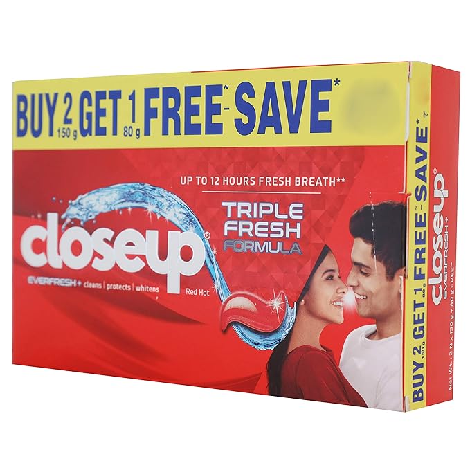 CLOSEUP EVERFRESH REDHOT 150GM*2