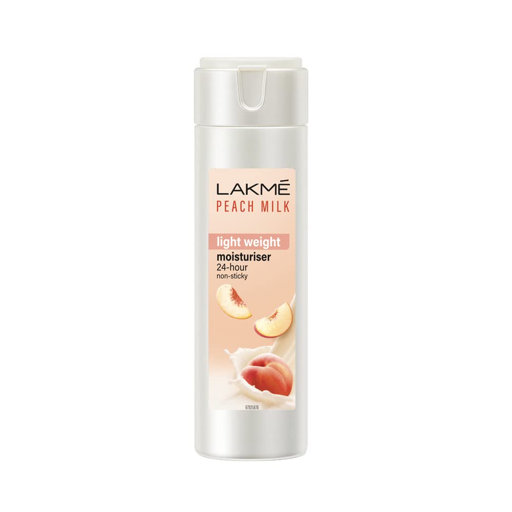 LAKME PEACH MILK FACE MOISTURIZER DAILY LIGHTWEIGHT LOTION 120ML