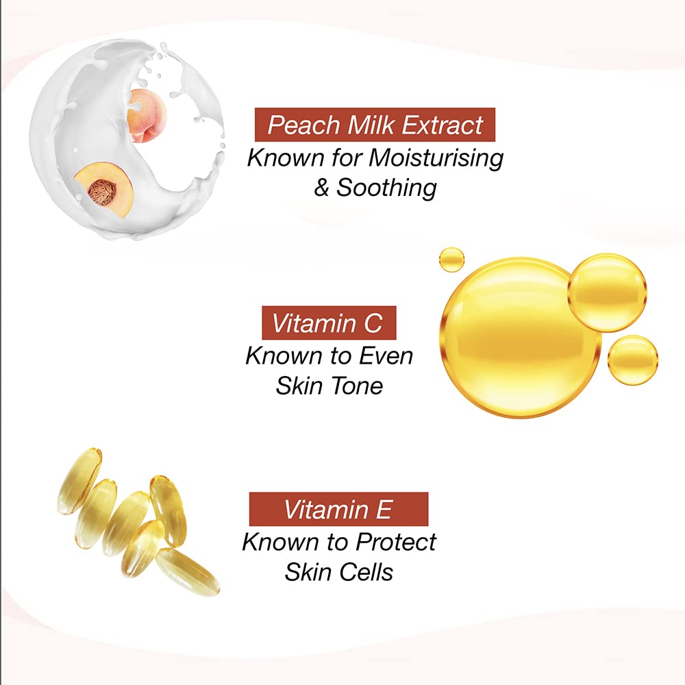 LAKME PEACH MILK FACE MOISTURIZER DAILY LIGHTWEIGHT LOTION 120ML