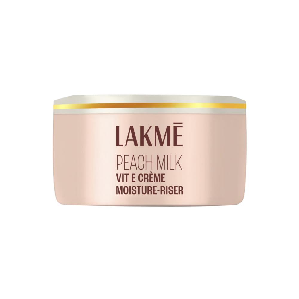 LAKME PEACH MILK SOFT CRÈME MOISTURIZER FOR FACE DAILY LIGHTWEIGHT WHIPPED CREAM 100GM