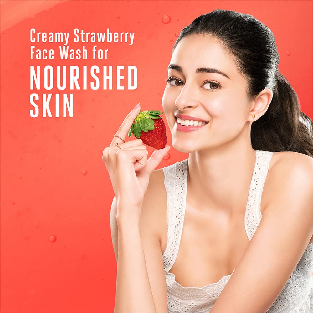 LAKME STRAWBERRY CREAM FACE WASH 100 G