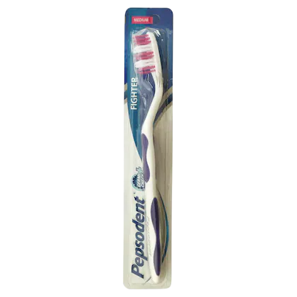 PEPSODENT TOOTHBRUSH FIGHTER MEDIUM