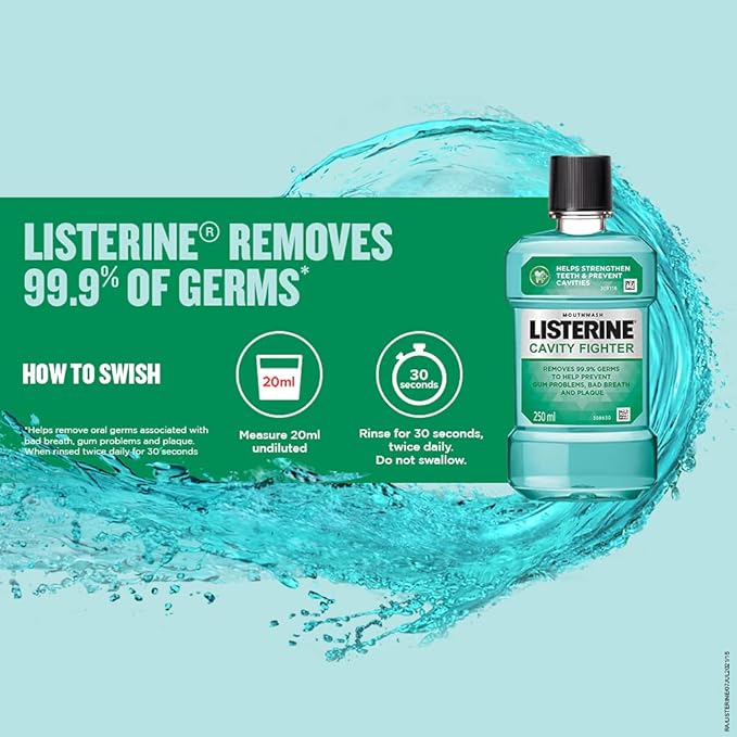 LISTERINE CAVITY FIGHTER MOUTHWASH 250ML