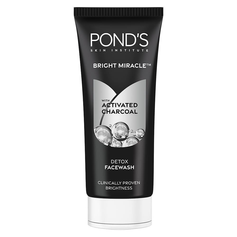 POND’S PURE DETOX, FACEWASH,FOR FRESH, GLOWING SKIN, WITH ACTIVATED CHARCOAL 100GM