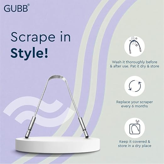 GUBB TONGUE CLEANER METAL