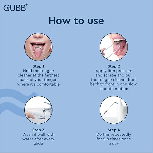 GUBB TONGUE CLEANER METAL