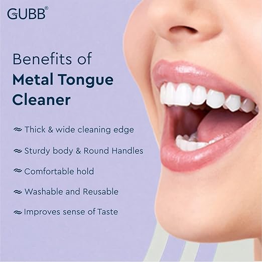 GUBB TONGUE CLEANER METAL
