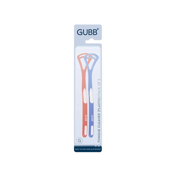 GUBB TONGUE CLEANER PLASTIC COMBO (PACK OF 2)